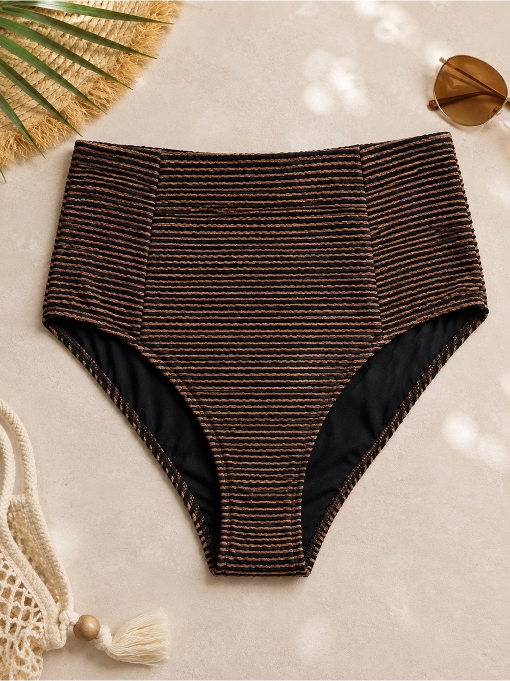 Ulla Johnson Zahara High Waisted Scalloped Bikini Bottom Helios M NWT